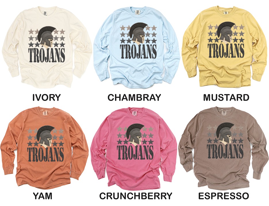 Trojans T-Shirt, Greek Mythology Tee, Trojan Helmet Shirt, Ancient Greece Shirt, Warrior Gift, Star T-Shirt, History T-Shirt, Gift for Him - Image 4