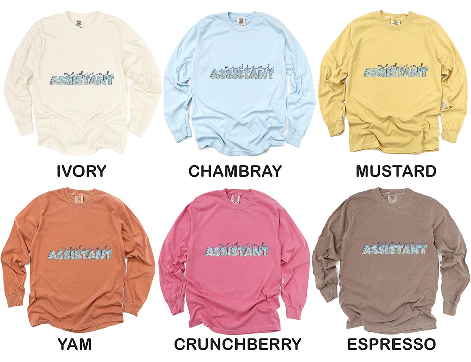 Medical Assistant Long Sleeve T Shirt, MA Appreciation Tee, Medical Field Gift, Healthcare Hero, Nurse Assistant, MA Week Long Sleeve T - Image 4