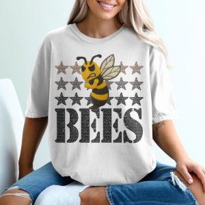 Grumpy Bee T-Shirt, Angry Bee Shirt, Honey Bee Tee, Funny Bee T Shirt, Five Star Rating Gift, Unique Bee Top