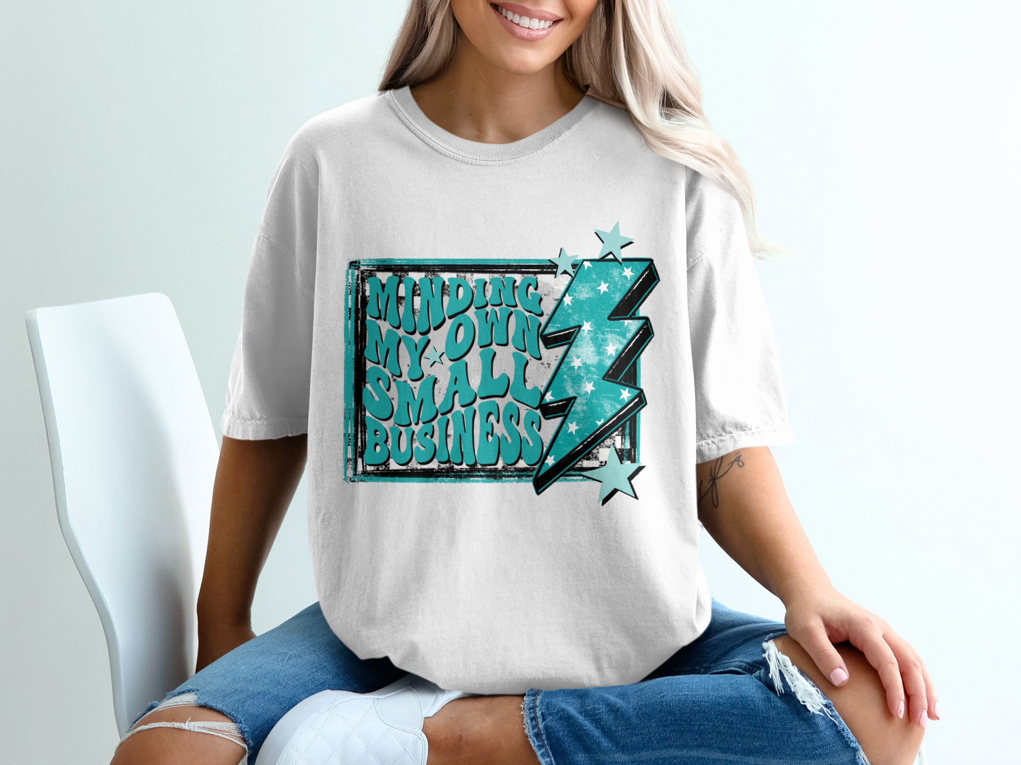 Minding My Own Small Business T-Shirt, Entrepreneur Shirt, Small Business Owner Shirt, Work From Home Shirt, Trendy T Shirt, Positive Vibes