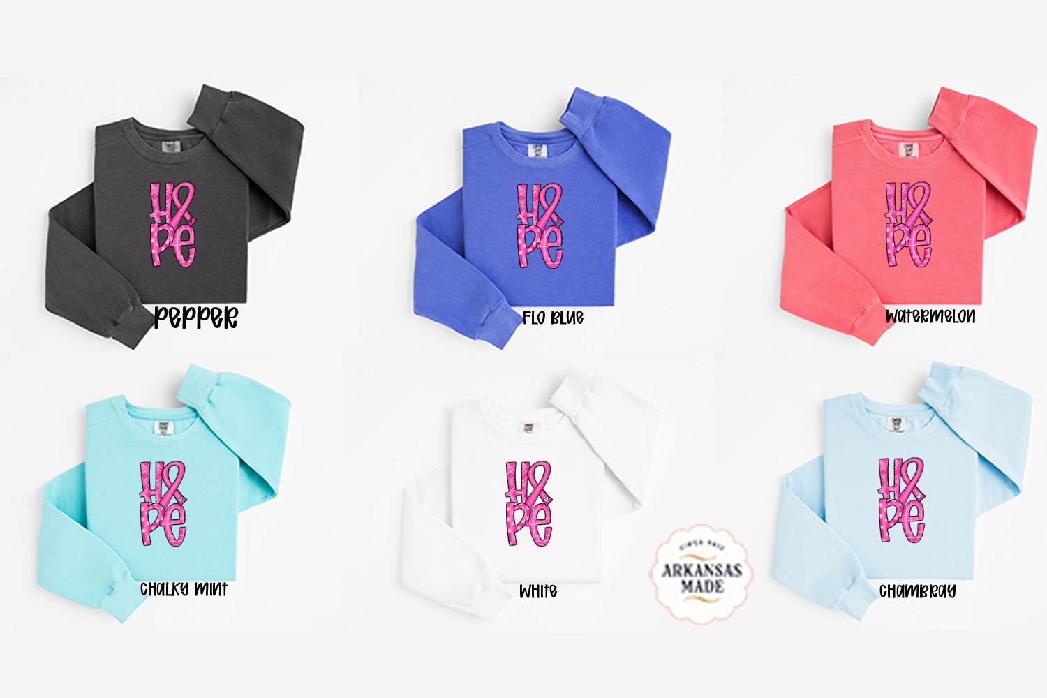 Hope Sweatshirt, Breast Cancer Awareness Sweatshirt, Pink Ribbon Sweatshirt, Cancer Support Gift, Awareness Sweatshirt - Image 4