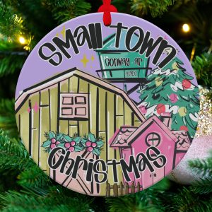 Small Town Christmas Ornament, Conway Arkansas 2025, Holiday Ornament, Cute Christmas, Xmas Tree Ornament, Arkansas Ornament