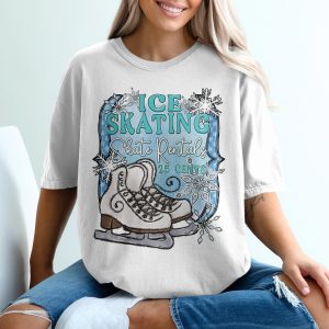 Ice Skating T-Shirt, Skate Rentals, Winter T-Shirt, Snowflake Shirt, Christmas T-Shirt, Holiday Shirt, Gift for Skaters, Ice Skating Gift