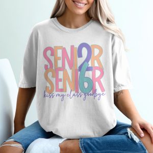 Senior 2026 T-Shirt, Graduation T-Shirt, Class of 2026 Tee, Funny Graduation Gift, Kiss My Class Goodbye T-Shirt