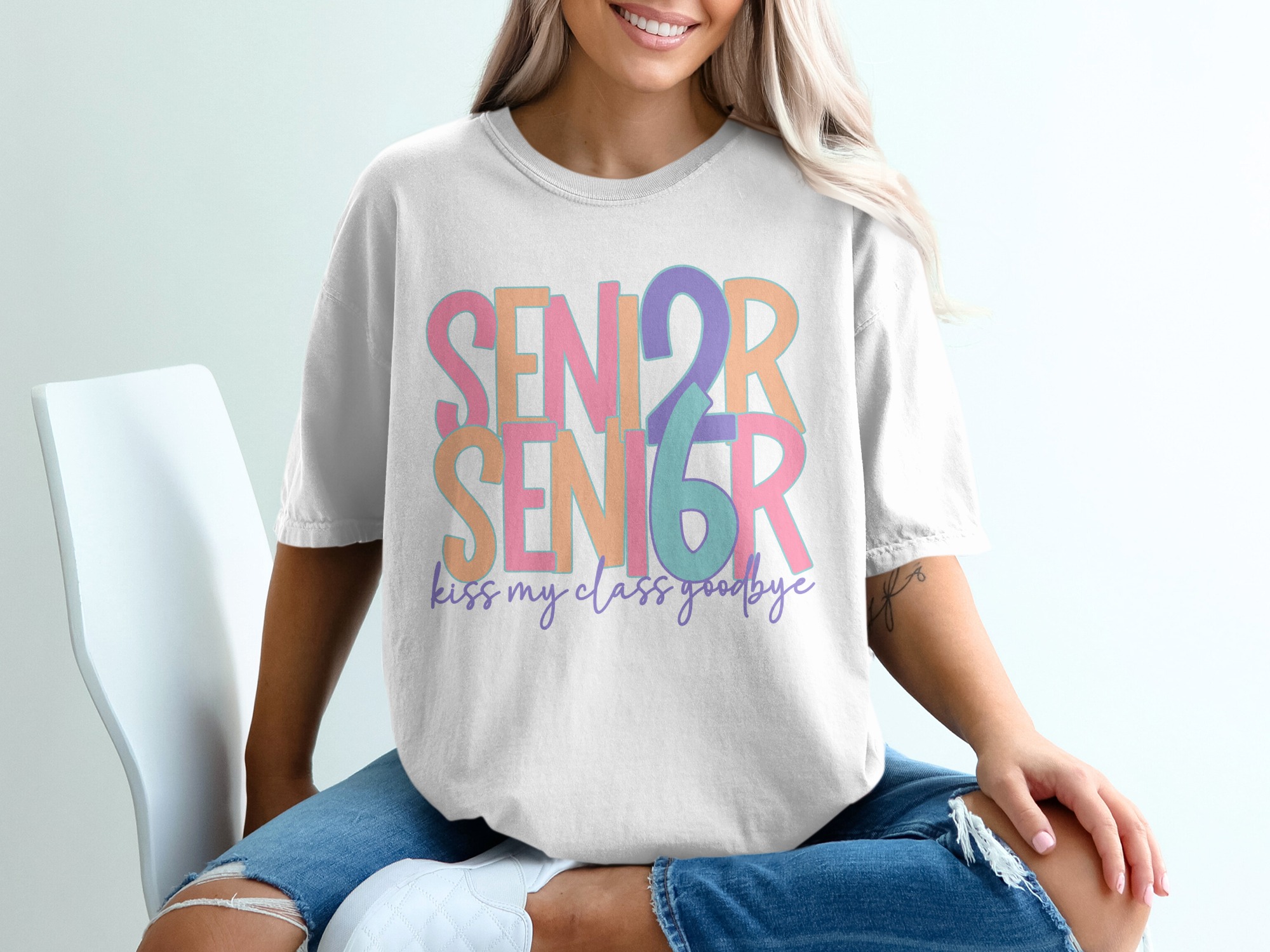 Senior 2026 T-Shirt, Graduation T-Shirt, Class of 2026 Tee, Funny Graduation Gift, Kiss My Class Goodbye T-Shirt