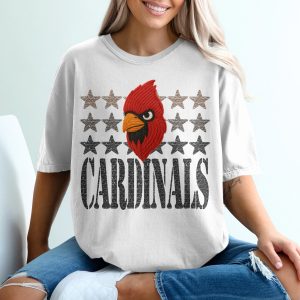 Cardinals T-Shirt, Bird Lover Gift, Team Spirit Tee, Vintage Cardinals Design, Unique Bird T-Shirt, Sports Fan Apparel