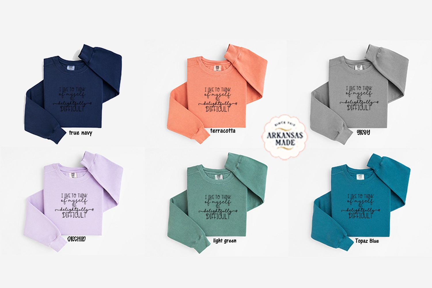 Delightfully Difficult Sweatshirt, Funny Sarcastic Sweatshirt, Introvert Sweatshirt, Quirky Gift, Unique Graphic Sweatshirt, Statement - Image 5