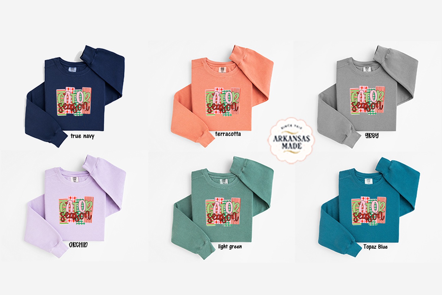 Gator Season Sweatshirt, Fun Graphic Sweater, Retro Style Sweatshirt, Trendy Sweater, Comfort Wear Sweatshirt - Image 5