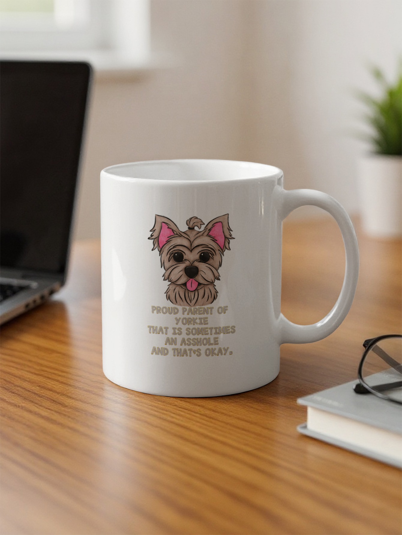 Proud Yorkie Parent Mug, Funny Dog Lover Gift, Yorkie Mom Dad Coffee Mug, Yorkie Owner Gift Idea, Cute Pet Mug, Yorkie Gift Ideas