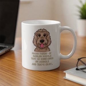 Proud Godlen Doodle Mug, Funny Dog Owner Gift, Sarcastic Pet Lover Mug, Cute Dog Mug, Pet Parent Gift, Dog Mom Mug, Dog Dad Mug