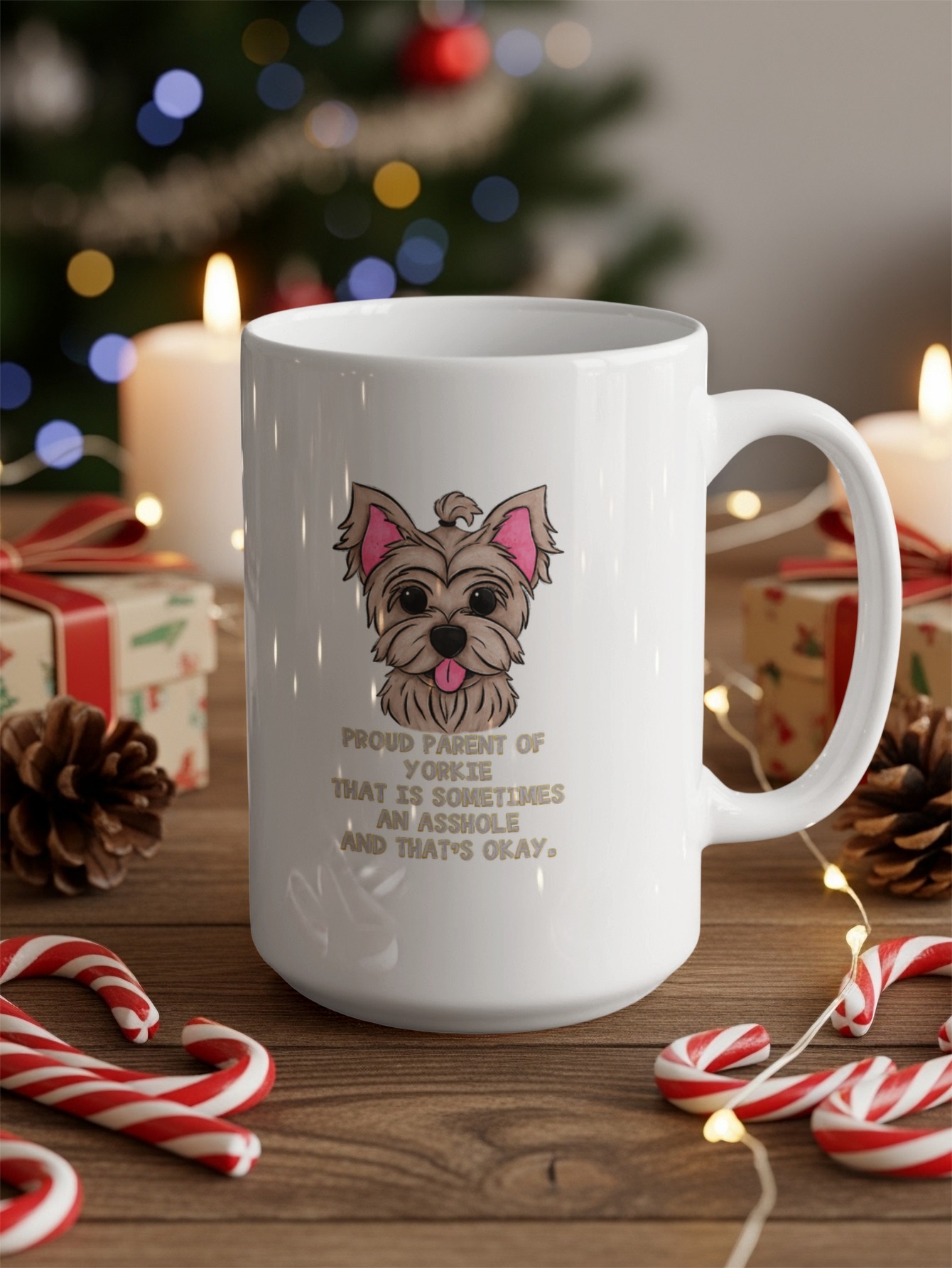 Proud Yorkie Parent Mug, Funny Dog Lover Gift, Yorkie Mom Dad Coffee Mug, Yorkie Owner Gift Idea, Cute Pet Mug, Yorkie Gift Ideas - Image 4