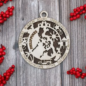 Philippines Islands Travel Destinations 4 Inches Ornament