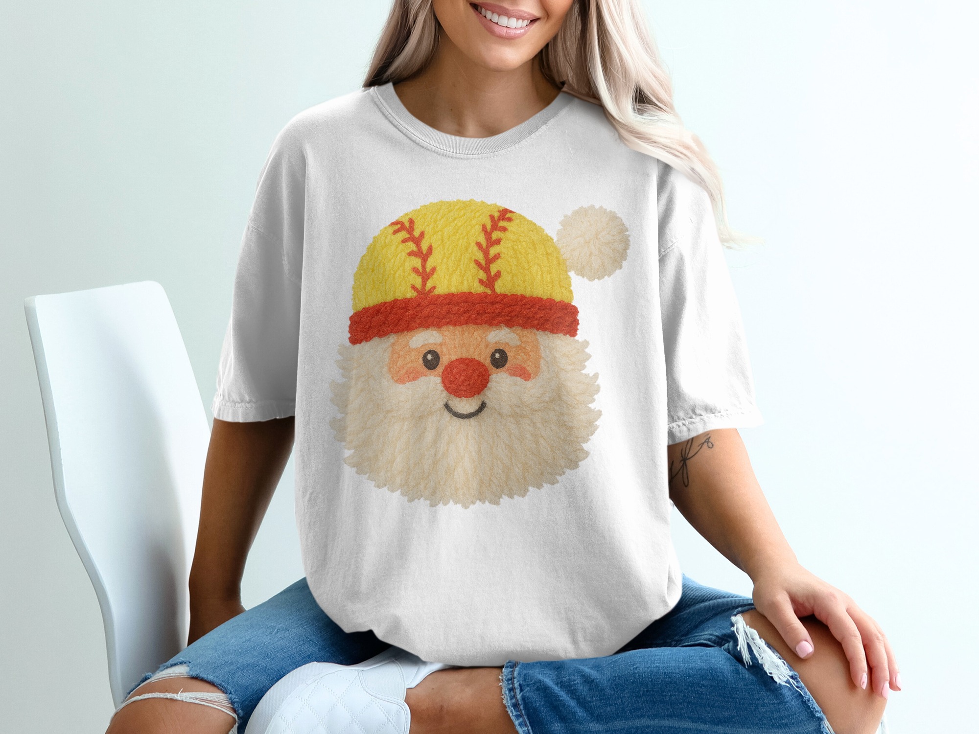 Baseball Santa T Shirt, Christmas Santa Tee, Funny Santa Claus Shirt, Holiday Apparel, Unique Christmas Gift Idea, Festive Baseball Design