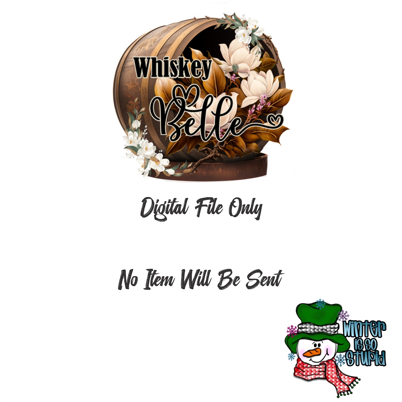 Funny Snowman PNG, Winter is Stupid, Sublimation Design, Cute Winter Clipart, Digital Download, Printable Art, Instant Download - Image 3