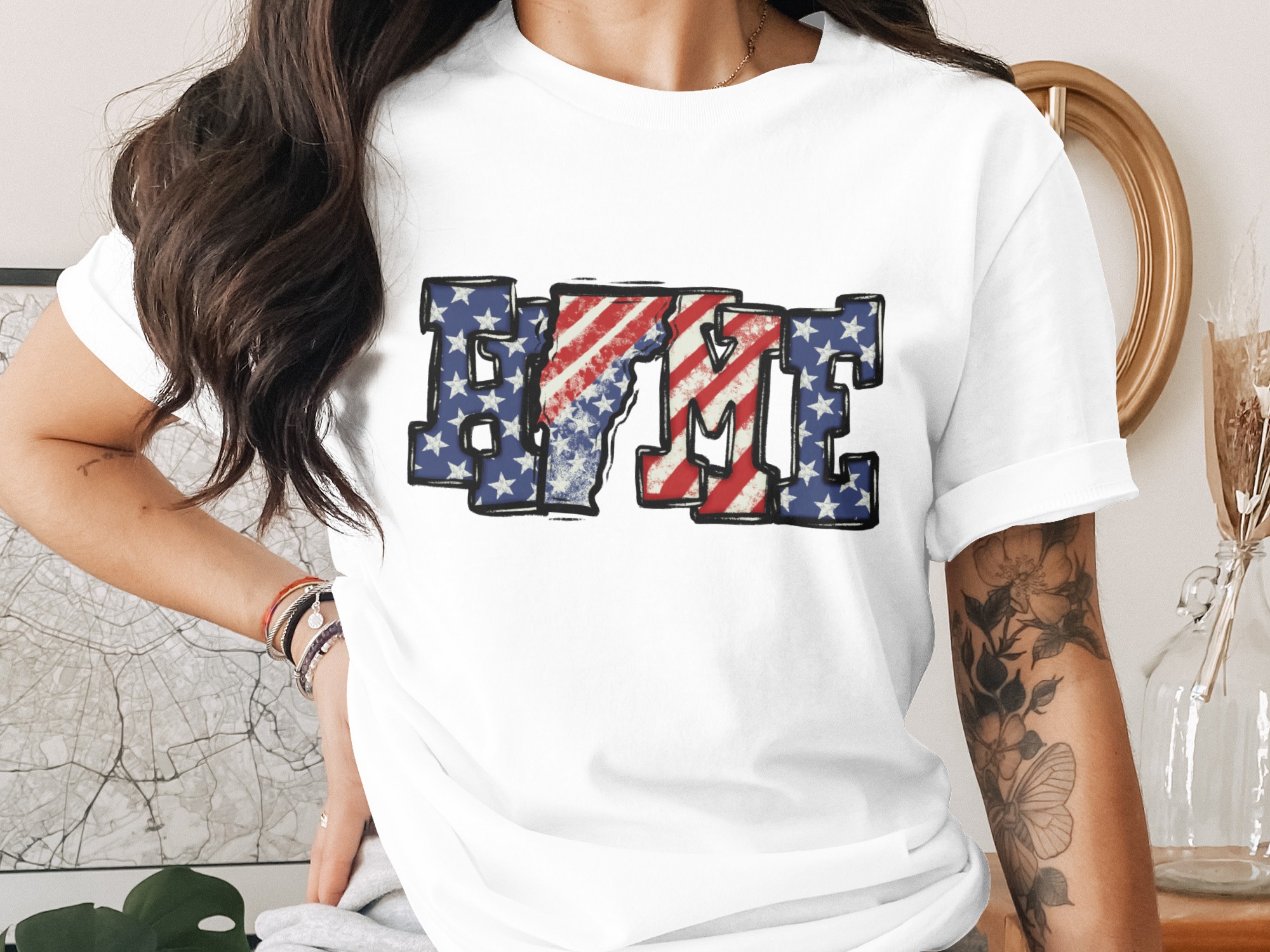 Home Digital Download Sublimation dtf png, Patriotic Design, usa Flag, Home Decor, Print File, Instant Download, Crafters Choice