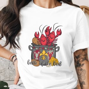 Belle Of The Boil PNG, Crawfish Sublimation Design, Louisiana Party Digital Download, Southern Food Lover Print, Cute Lobster Pot Art