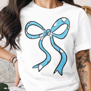 Blue Polka Dot Bow Digital Download Sublimation PNG, Cute Bow Clipart, Girly Bow Design, Scrapbooking, DIY Projects, Printable Art