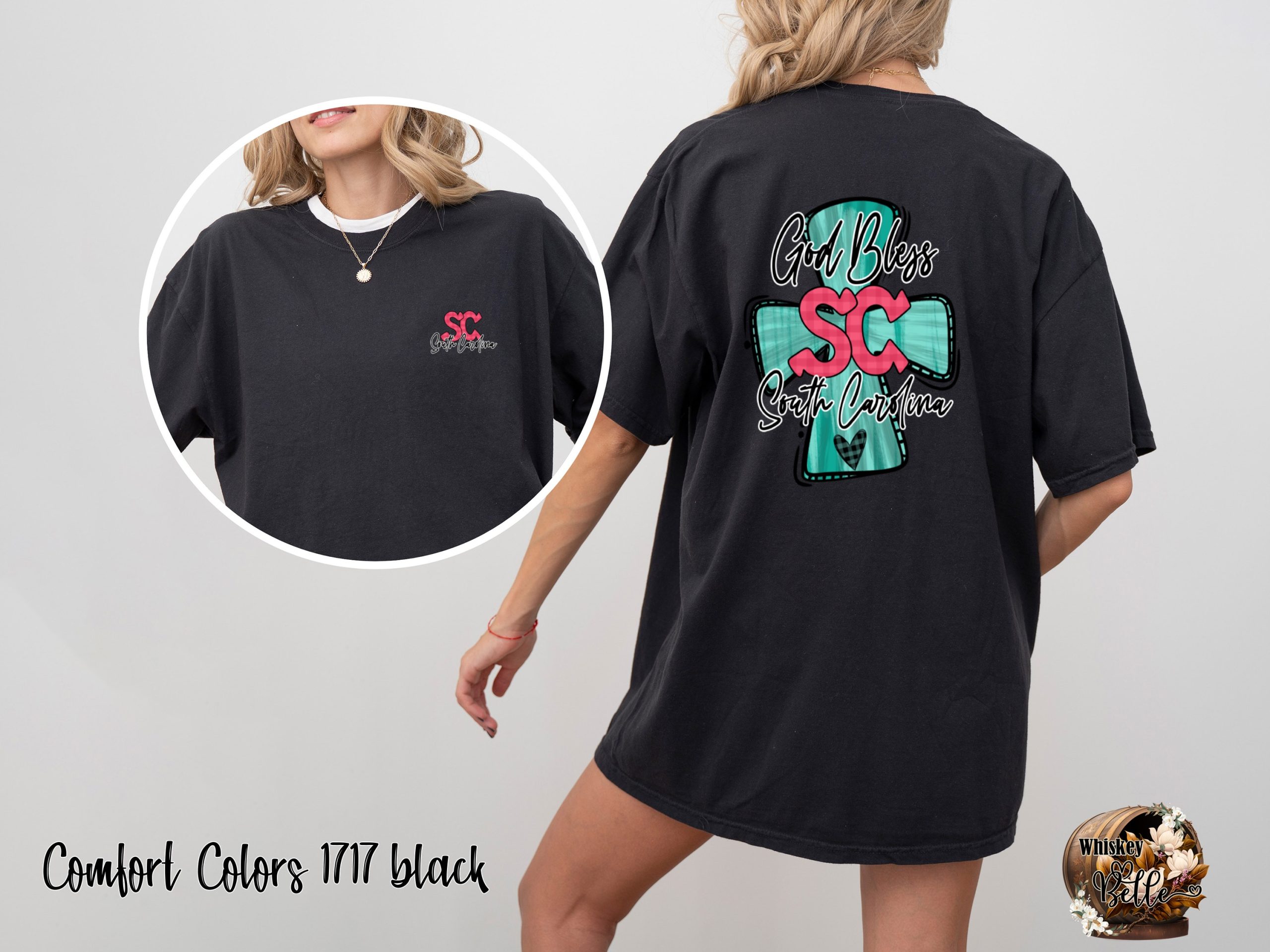 God Bless South Carolina T-Shirt, SC Shirt, Southern Pride Tee, Faith Based Clothing, Christian T Shirt, State Pride Apparel