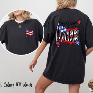 God Bless America Patriotic T-Shirt, USA Flag Tee, 4th of July Shirt, Patriotic Gift, American Pride Shirt, USA, T Shirt