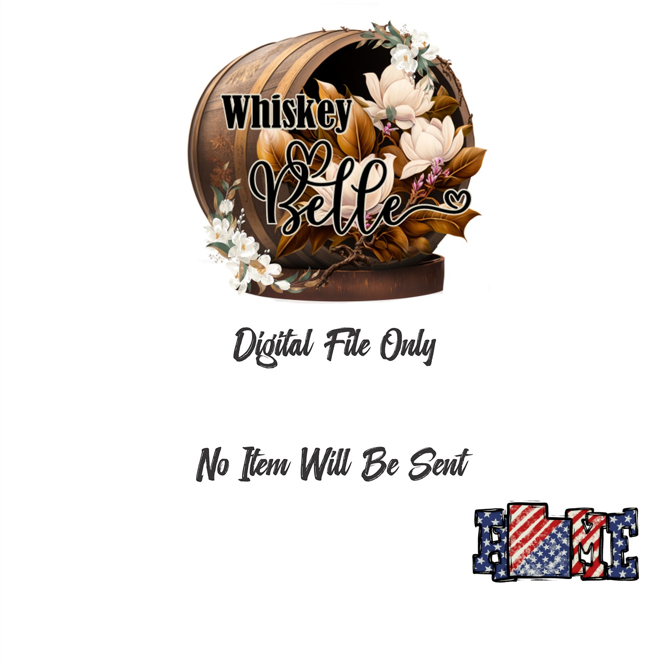 Home American Flag Digital Download, Sublimation Design, DTF PNG, Patriotic Clipart, USA Pride, 4th of July Graphics - Image 3