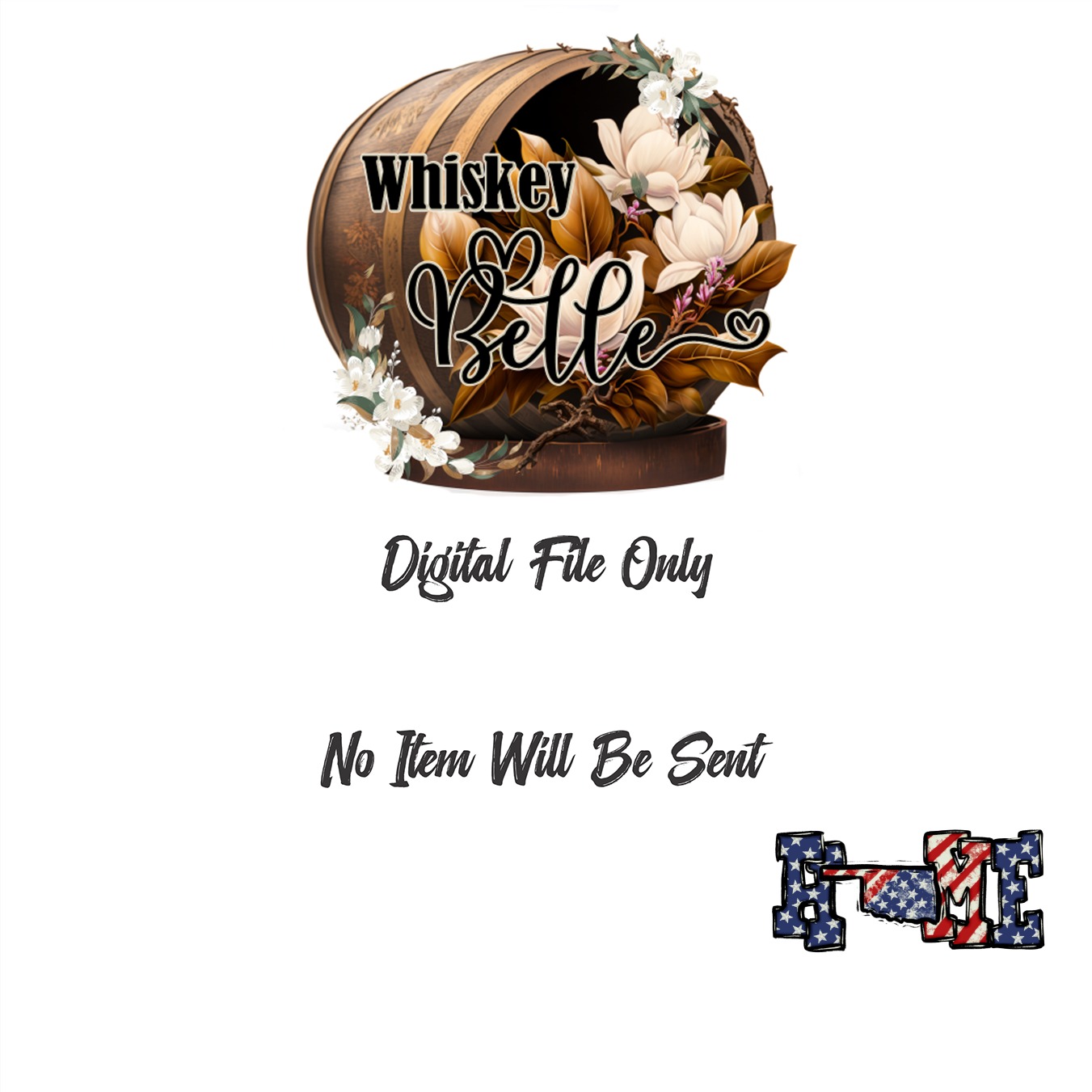 Patriotic Home Oklahoma Digital Download, Sublimation png dtf Design, usa Flag Art, State Pride Graphic, diy Print File - Image 3