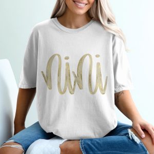 Nini T-Shirt, Best Nini Ever, Grandma Gift, Cute Grandparent T-Shirt, Granddaughter Shirt, Nini Birthday Shirt, Gift For Nini