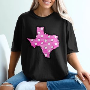 Texas Digital Download Sublimation, DTF PNG, Pink Polka Dot Texas, State Pride, Texas Girl, Instant Download, Printable Design