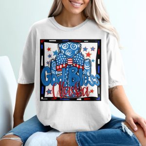 God Bless Alaska Digital Download, Sublimation Design, DTF PNG, Patriotic Design, Alaska Pride, USA Flag, Stars, Cross Design