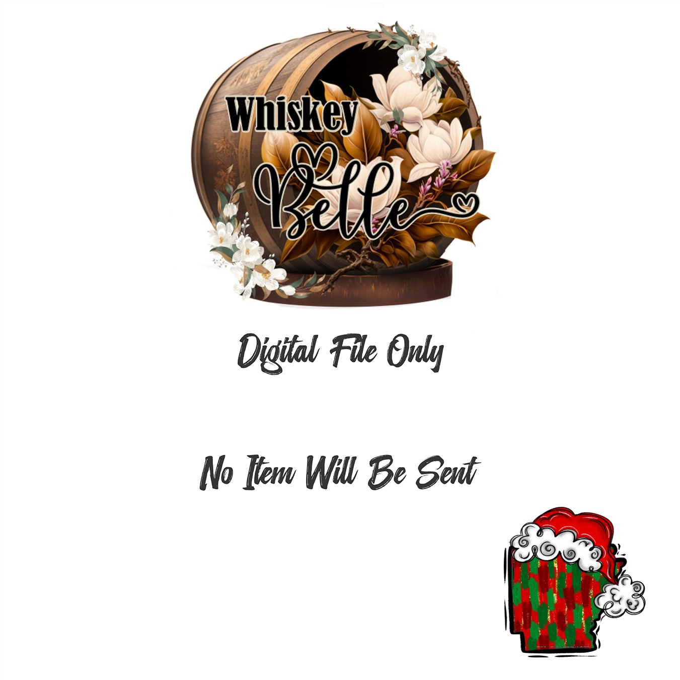 Christmas Beer Digital Download, Sublimation PNG, DTF Transfer, Festive Design, Holiday Cheer, Crafting Project, Seasonal Art - Image 4