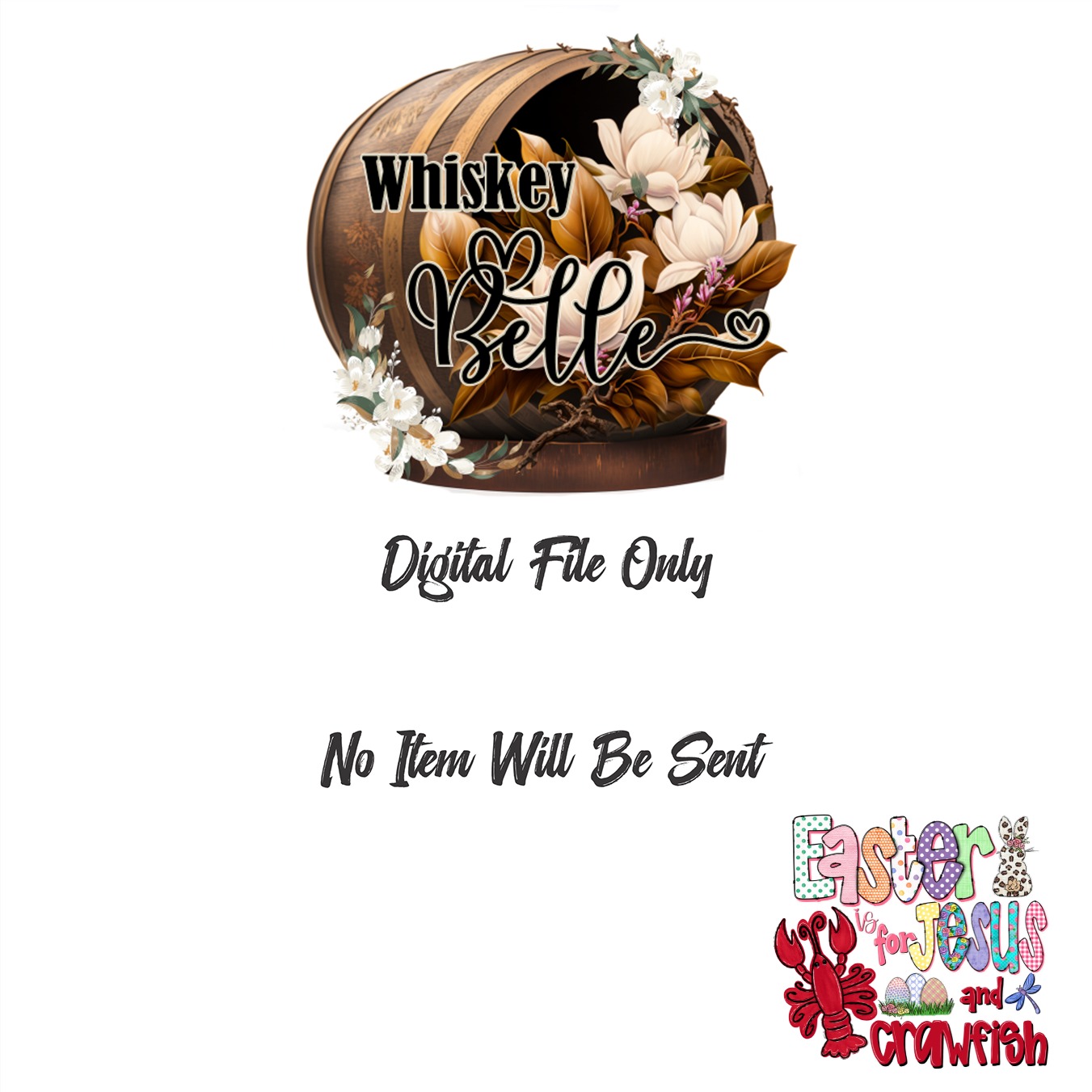 Easter Is For Jesus Crawfish Digital Download, Sublimation, DTF, PNG, Religious Easter, Seafood Easter, Spring Design, Crawfish Season - Image 3