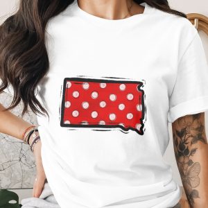 South Dakota Polka Dots Digital Download, Sublimation, dtf, png, State Pride, usa Map, Craft Design, diy Project, Graphic Tee, Souvenir Art