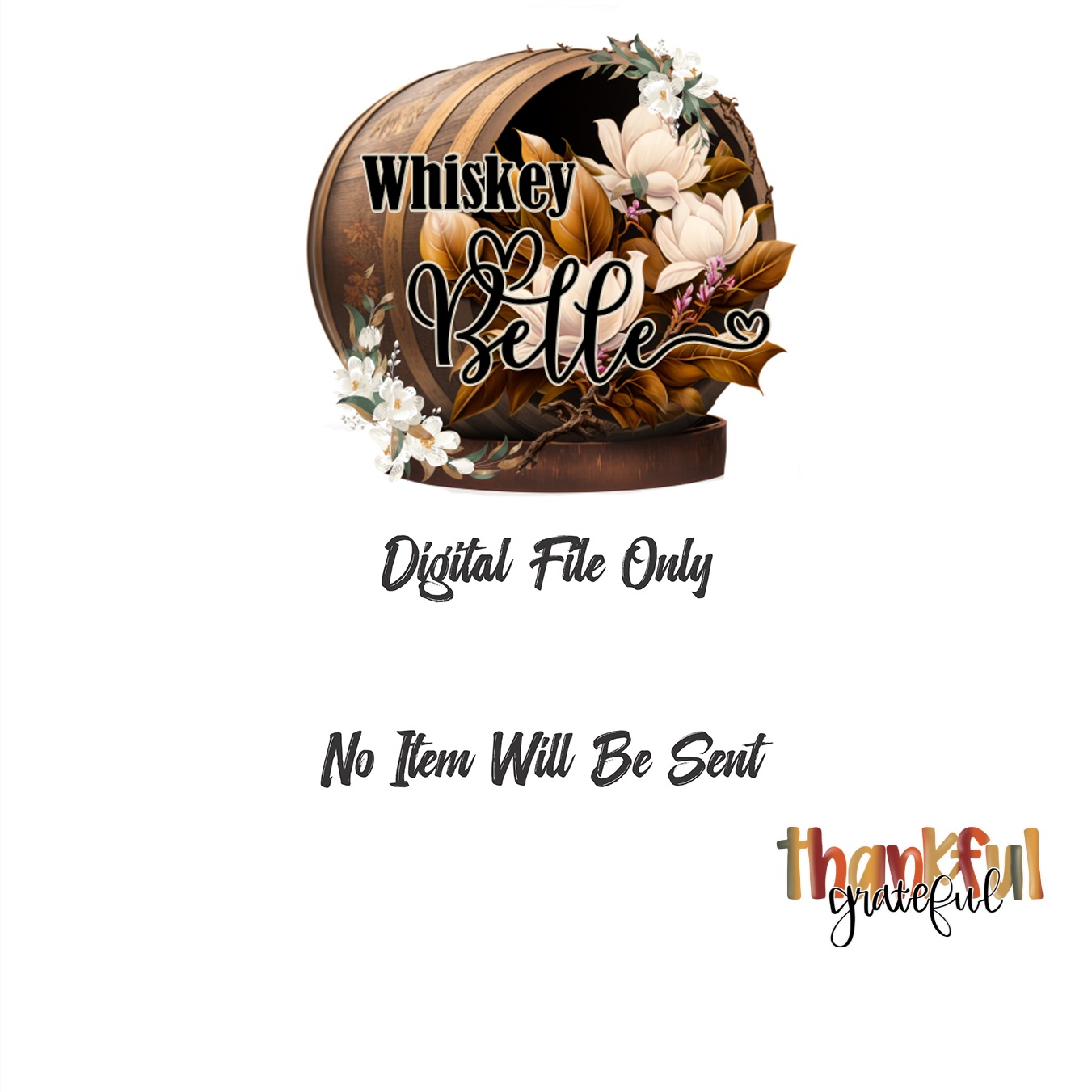 Thankful Grateful Digital Download, Sublimation Design, DTF PNG File, Fall Thanksgiving Designs, Autumn Graphics, Instant Download, DIY - Image 3