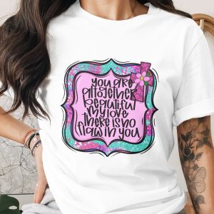 Altogether Beautiful PNG, Christian Sublimation Design, Digital Download, Floral Cross, DTF, Faith Based, Scripture Verse Design