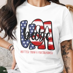 USA Babe Digital Download, Sublimation Design PNG, Patriotic July 4th, Hotter Than Firecracker, DTF Transfer, Instant Download for Shirts