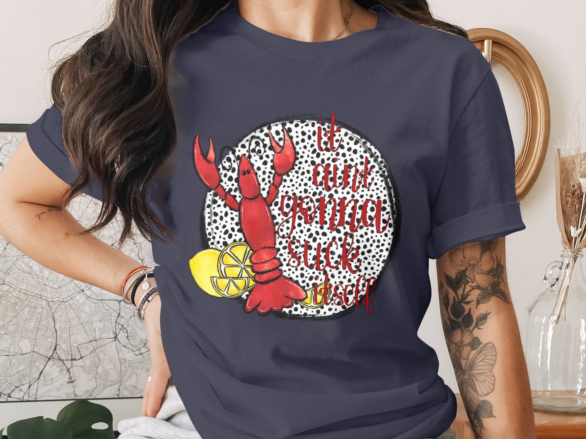 It Aint Gonna Suck Itself Digital Download, Sublimation PNG, DTF Design, Funny Lobster Lemonade Sarcastic Saying Printable, Clipart - Image 2