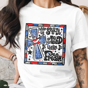 Patriotic Freedom Digital Download, Christian Sublimation png dtf, usa Design, Faith png, Bible Verse png, Spirit of the Lord png