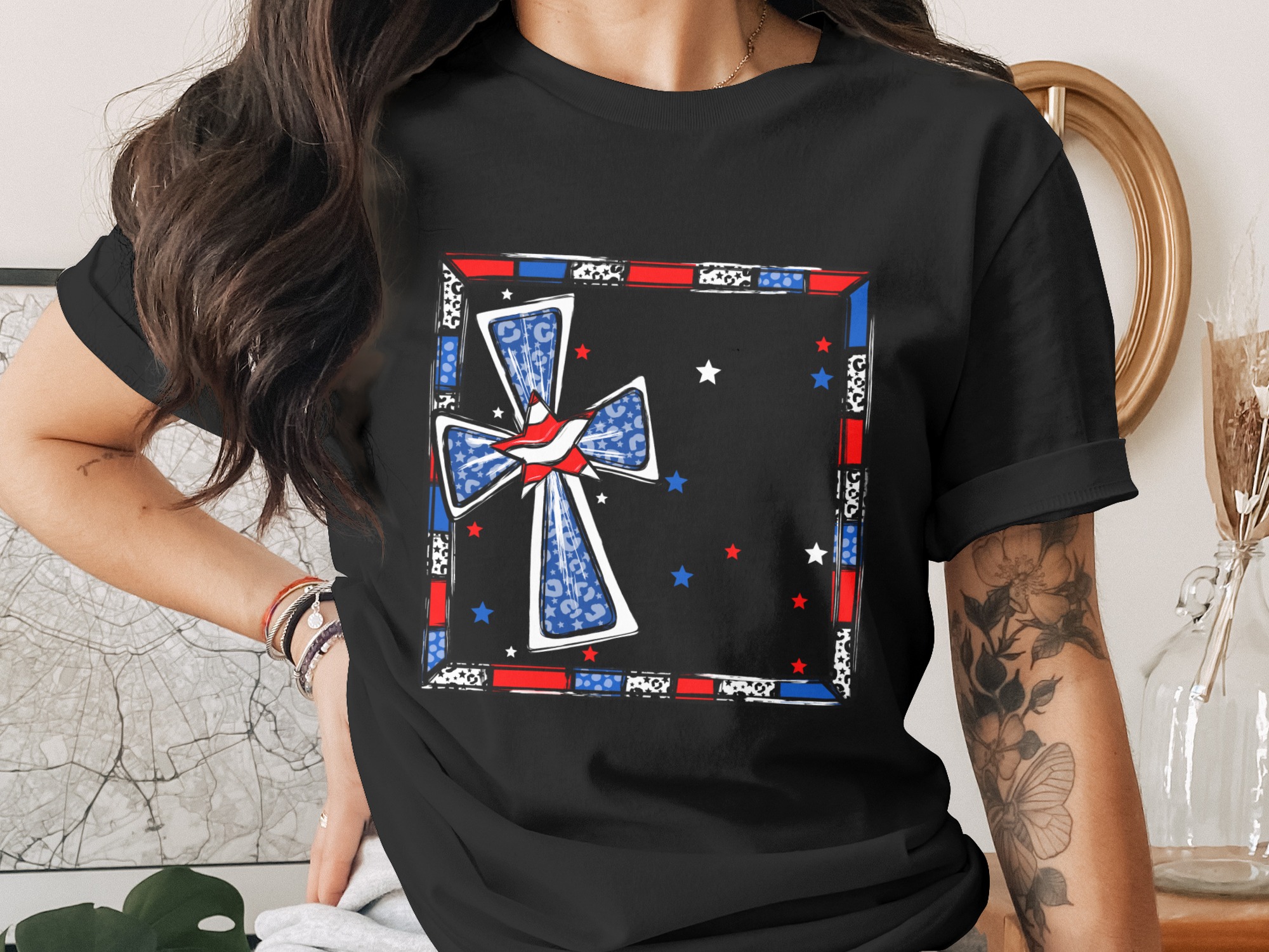 Patriotic Freedom Digital Download, Christian Sublimation png dtf, usa Design, Faith png, Bible Verse png, Spirit of the Lord png - Image 2