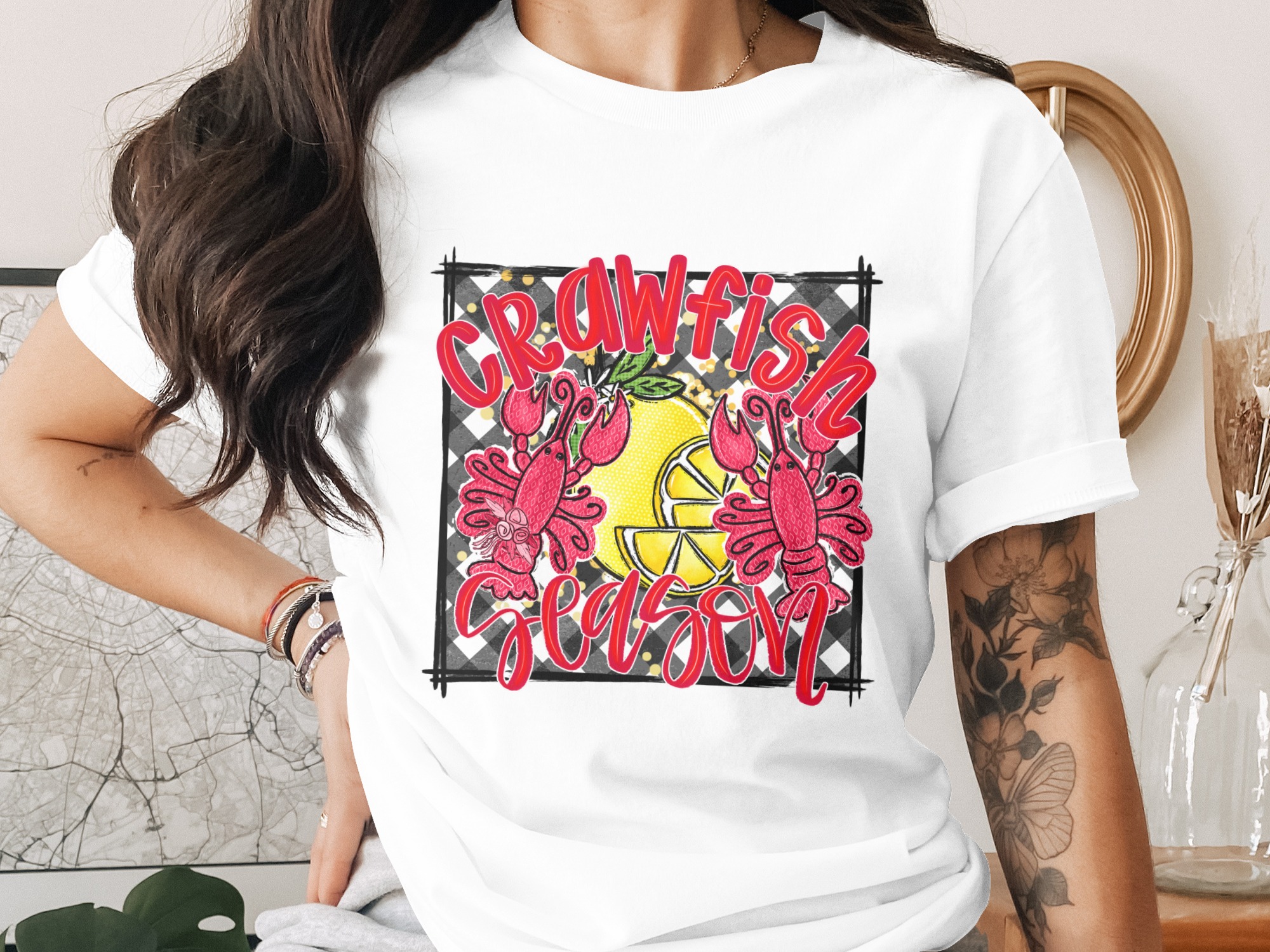 Crawfish Season Digital Download, Sublimation PNG, DTF Ready to Print, Crawfish Design, Seafood Lover Design, Spring Design, Summer Design