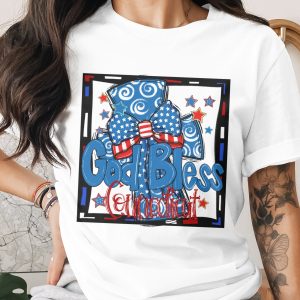 God Bless Connecticut, Digital Download Sublimation DTF PNG, Patriotic Bow, Stars, USA Design, Printable Art, Crafts, Clipart, Designs
