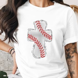 Baseball Cross, Digital Download Sublimation DTF PNG, Christian Sports, Faith, Sport, Religious Design, Baseball Lover, Sporty Design