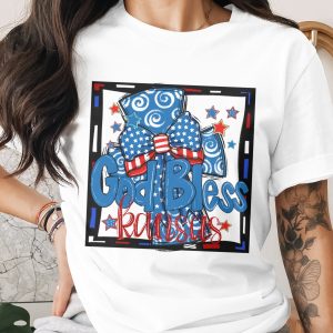 God Bless Kansas Digital Download, Sublimation PNG, DTF, Patriotic Design, USA, Bow Design, Stars and Stripes, Kansas Pride
