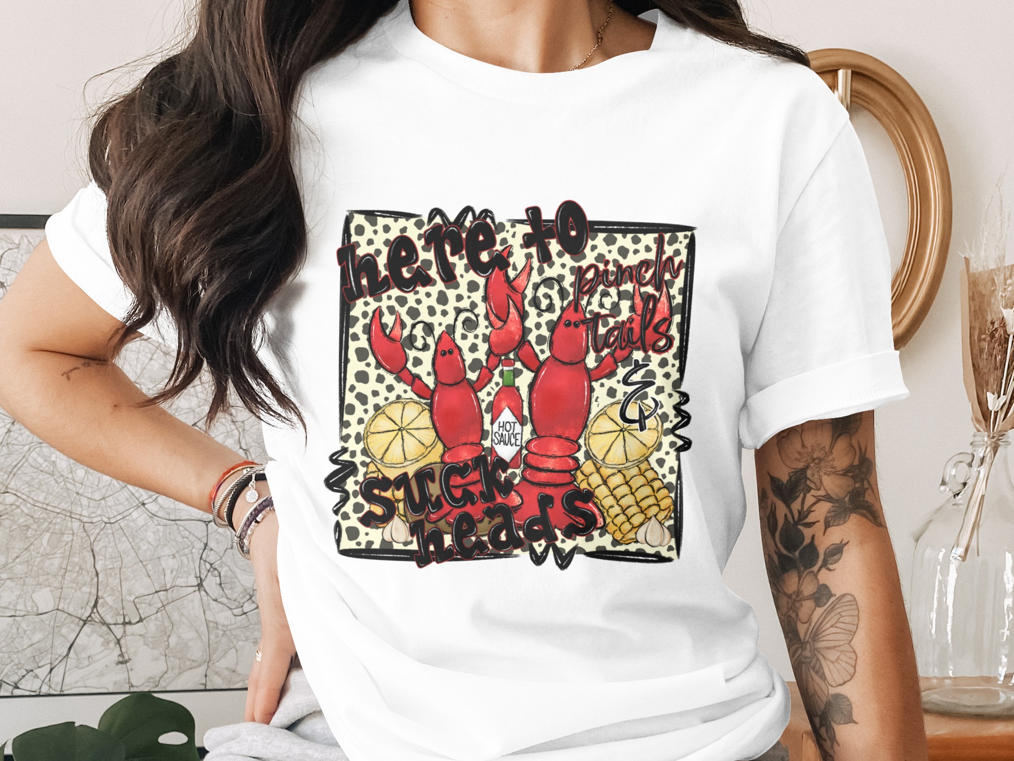 Crawfish Digital Download, Sublimation Design, DTF Print, PNG Image, Louisiana Crawfish, Party Design, Southern Theme, Seafood Boil Design