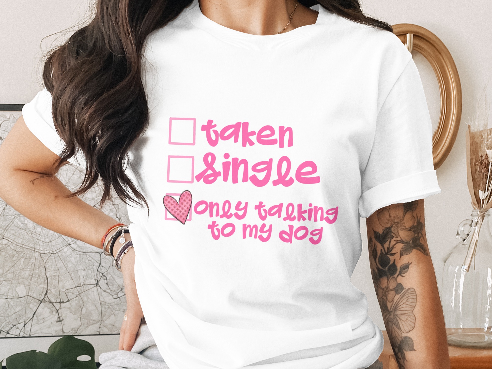 Taken Single Dog Lover Digital Download, Sublimation Design, Funny DTF PNG, Pet Humor, Dog Mom Gift, Relatable Quote, Dog Owner File
