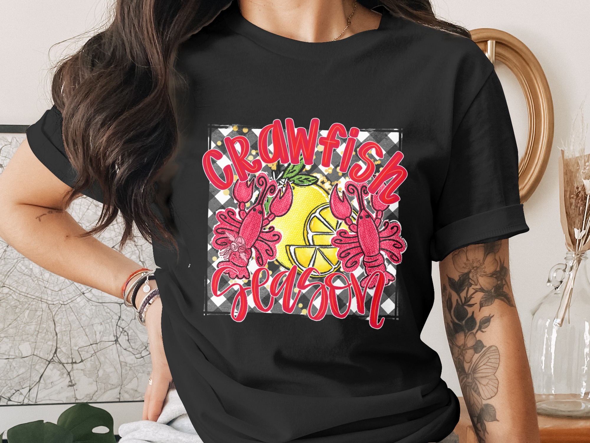 Crawfish Season Digital Download, Sublimation PNG, DTF Ready to Print, Crawfish Design, Seafood Lover Design, Spring Design, Summer Design - Image 2