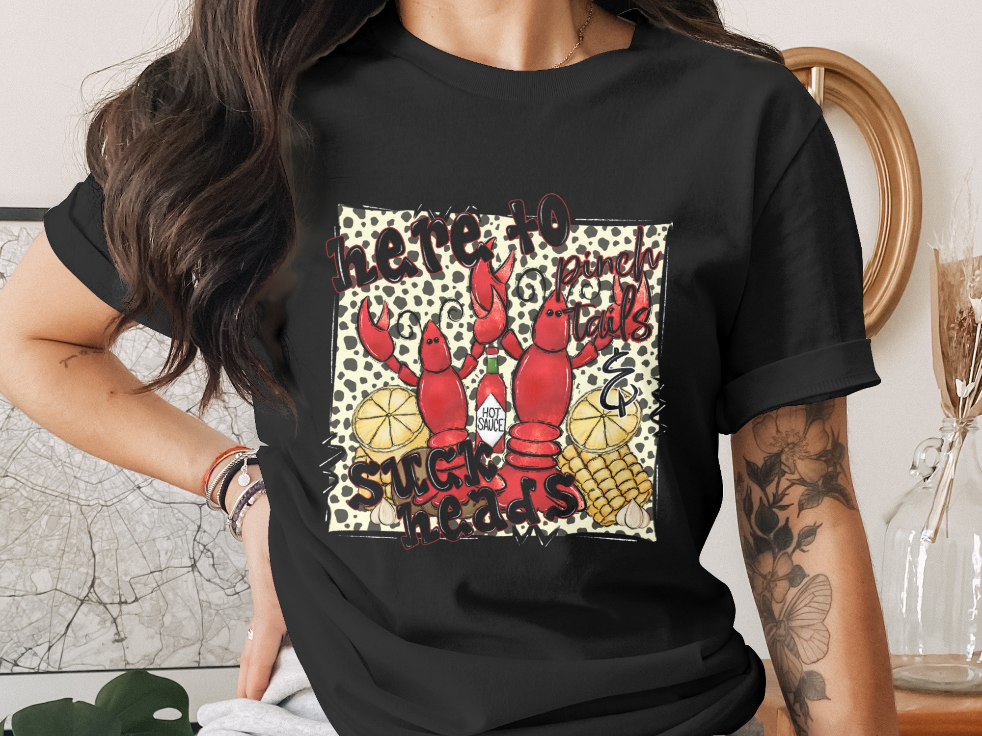 Crawfish Digital Download, Sublimation Design, DTF Print, PNG Image, Louisiana Crawfish, Party Design, Southern Theme, Seafood Boil Design - Image 2