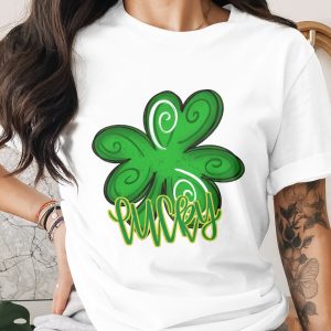 Lucky Clover Digital Download, St Patricks Day Sublimation PNG, DTF Print File, Irish Design, Shirt Transfer, Good Luck Charm, Four Leaf