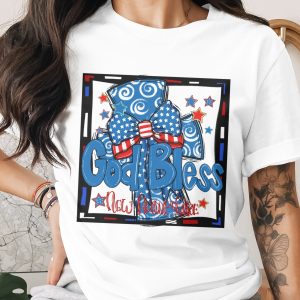 God Bless New Hampshire Digital Download, Patriotic Sublimation Design, DTF PNG, USA Pride, Craft Supplies, Patriotic Bow, Red White Blue