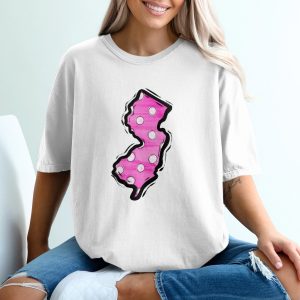 New Jersey Polka Dot T-Shirt, Jersey Pride Tee, State Pride Shirt, Jersey Lover Gift, Jersey Roots, Home State Apparel