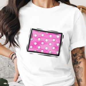 Pink Polka Dot Design Digital Download, Sublimation PNG DTF, Trendy Graphic, T Shirt Print, Commercial Use, DIY Project, Cute Pattern