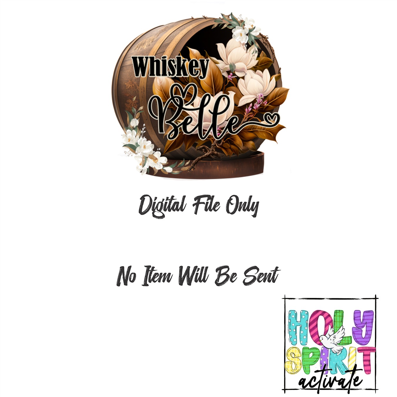Holy Spirit Activate Digital Download, Sublimation PNG, DTF Design, Christian Design, Faith Based, Religious Art, Dove Graphic - Image 4